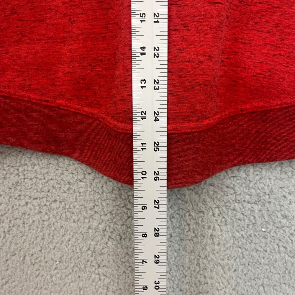 Nike Tech Fleece Hoodie Kids size Medium Red Full Zip Heathered Athletic Jacket - Picture 6 of 7